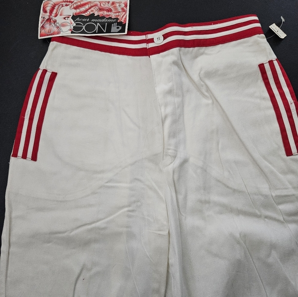 Vintage - NWT - Sasson Made In Japan Cotton Pants - Rare - Size 10 - Picture 4 of 6